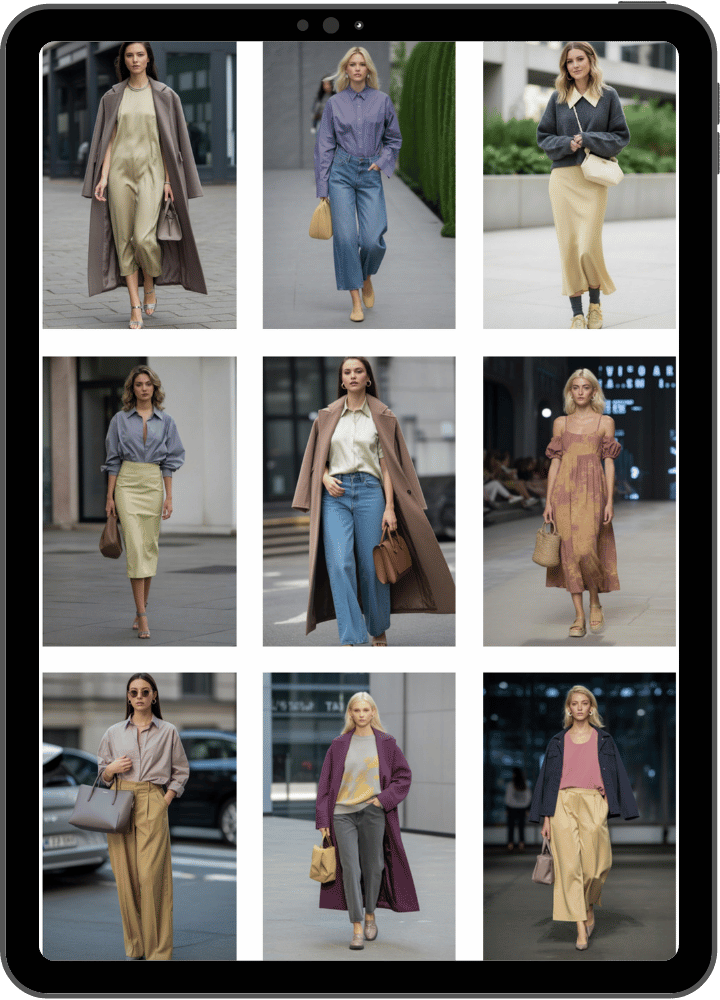 Lookbook kolorystyczny – przykładowa strona 7